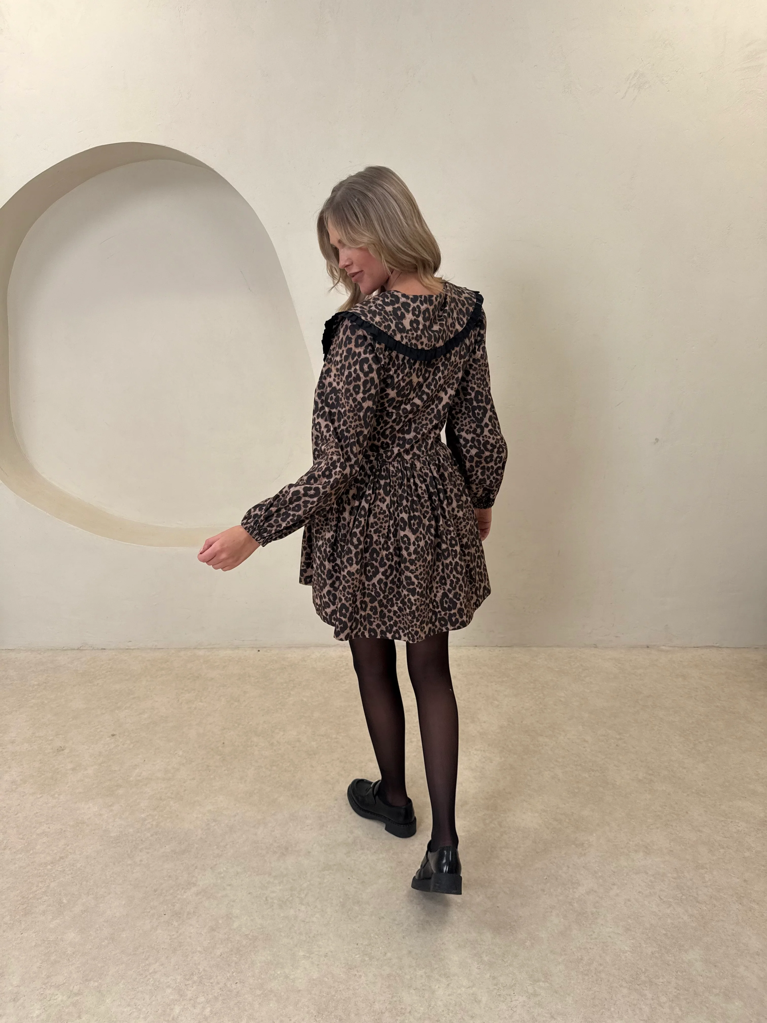 Bertie Dress - Leopard Mini - Image 5