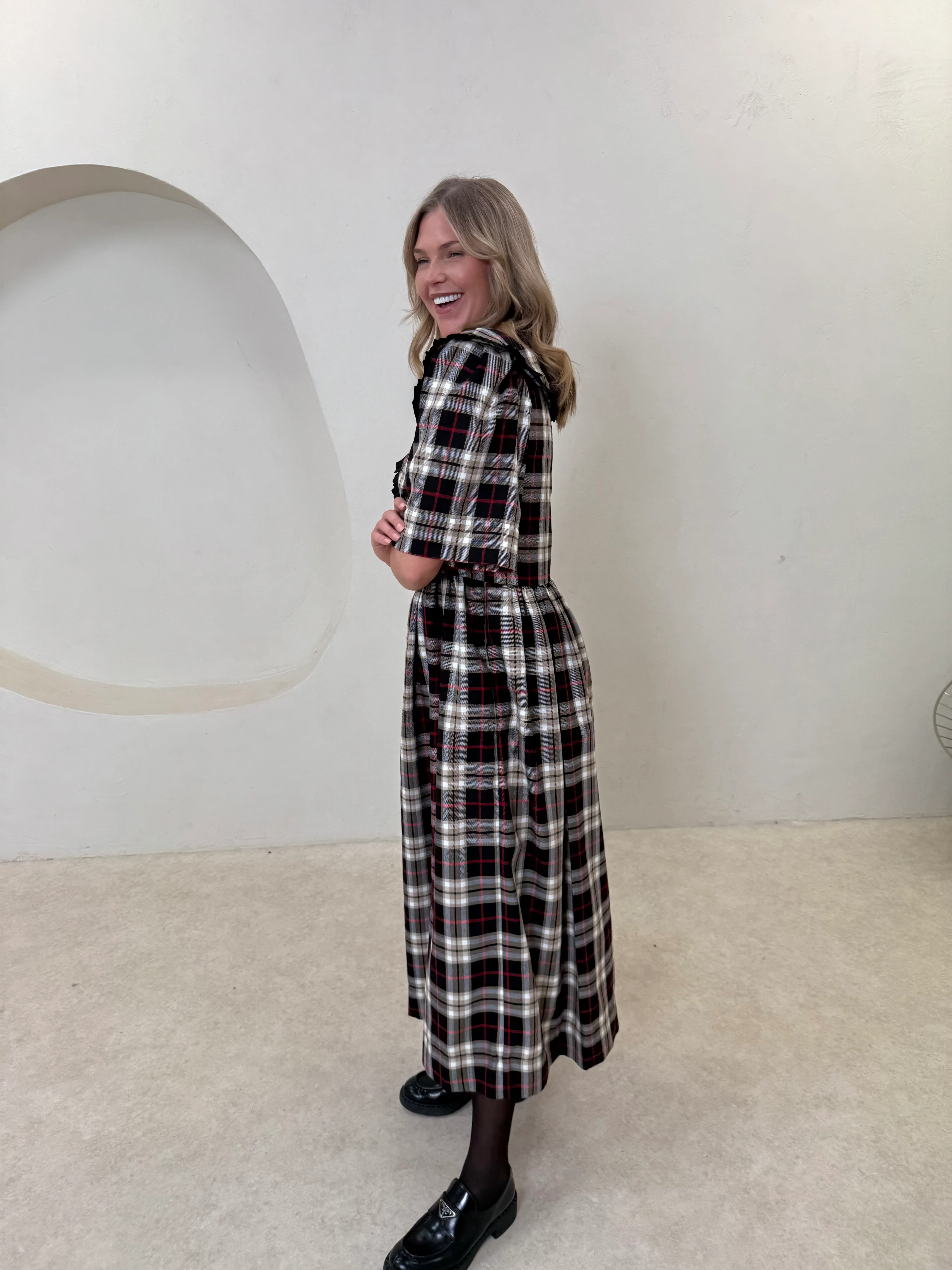 Bertie Dress - Tartan - Image 3