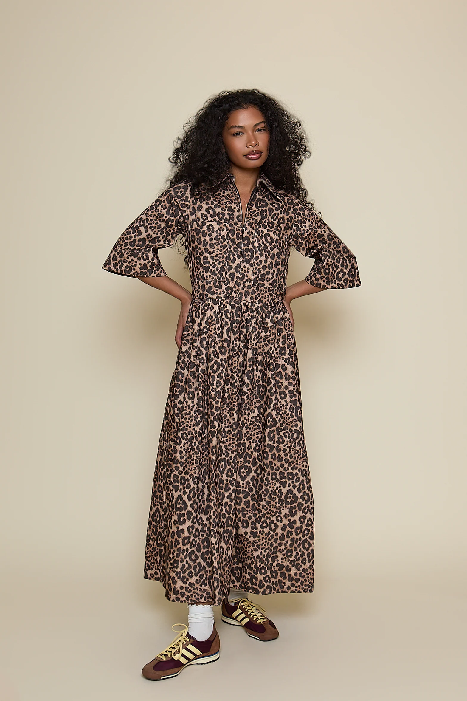 Inga Dress - Leopard Print - Image 3