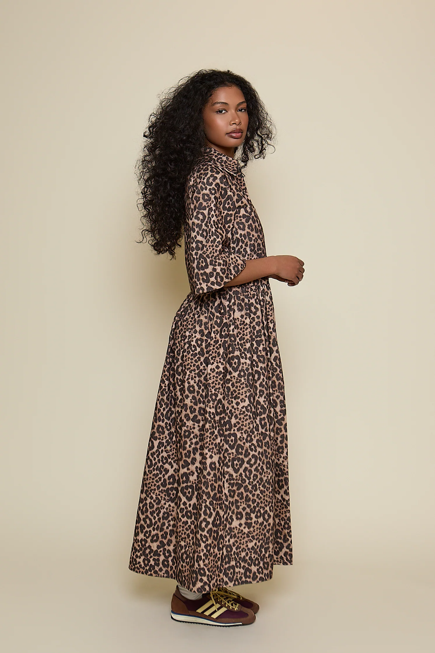 Inga Dress - Leopard Print - Image 4