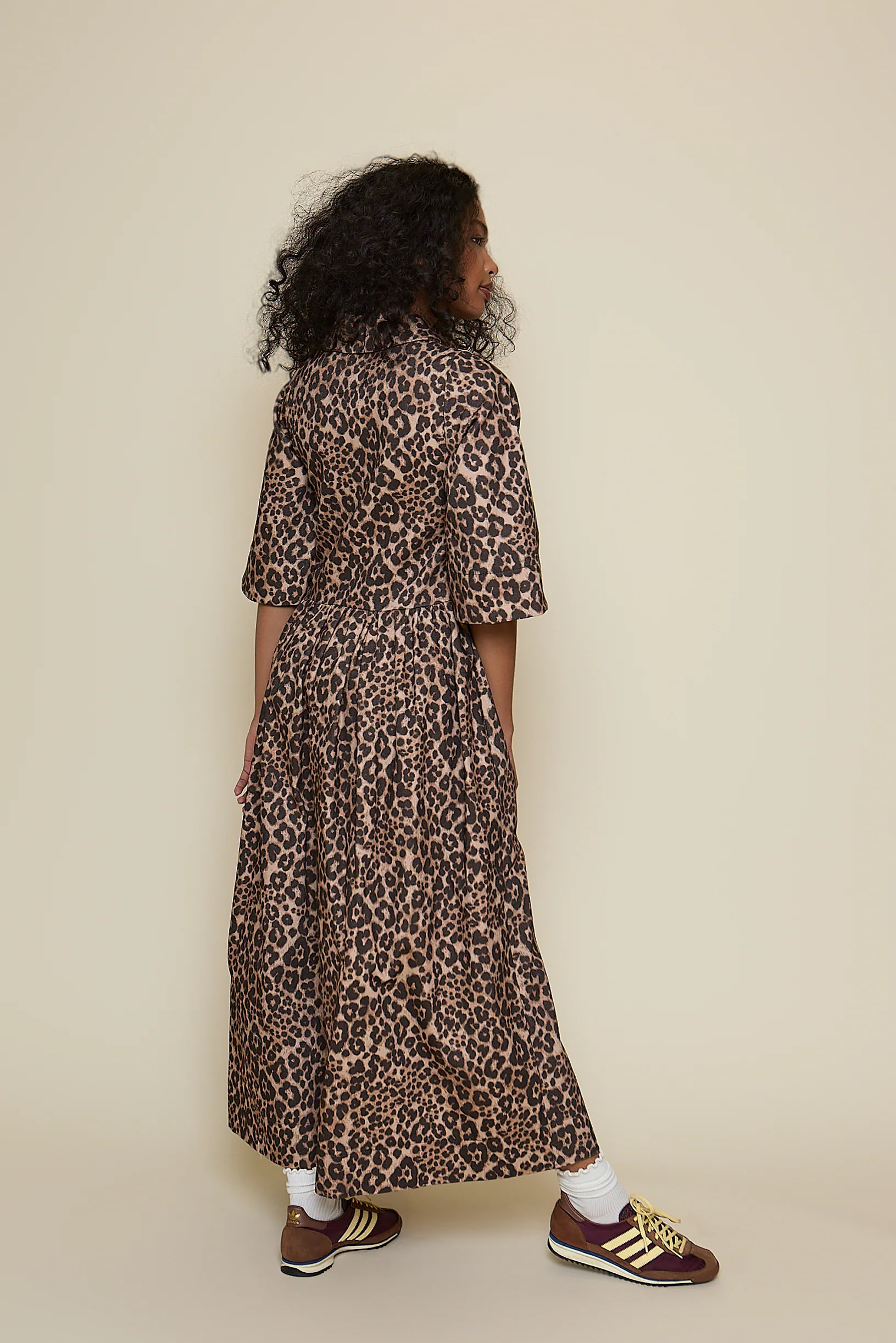 Inga Dress - Leopard Print - Image 5