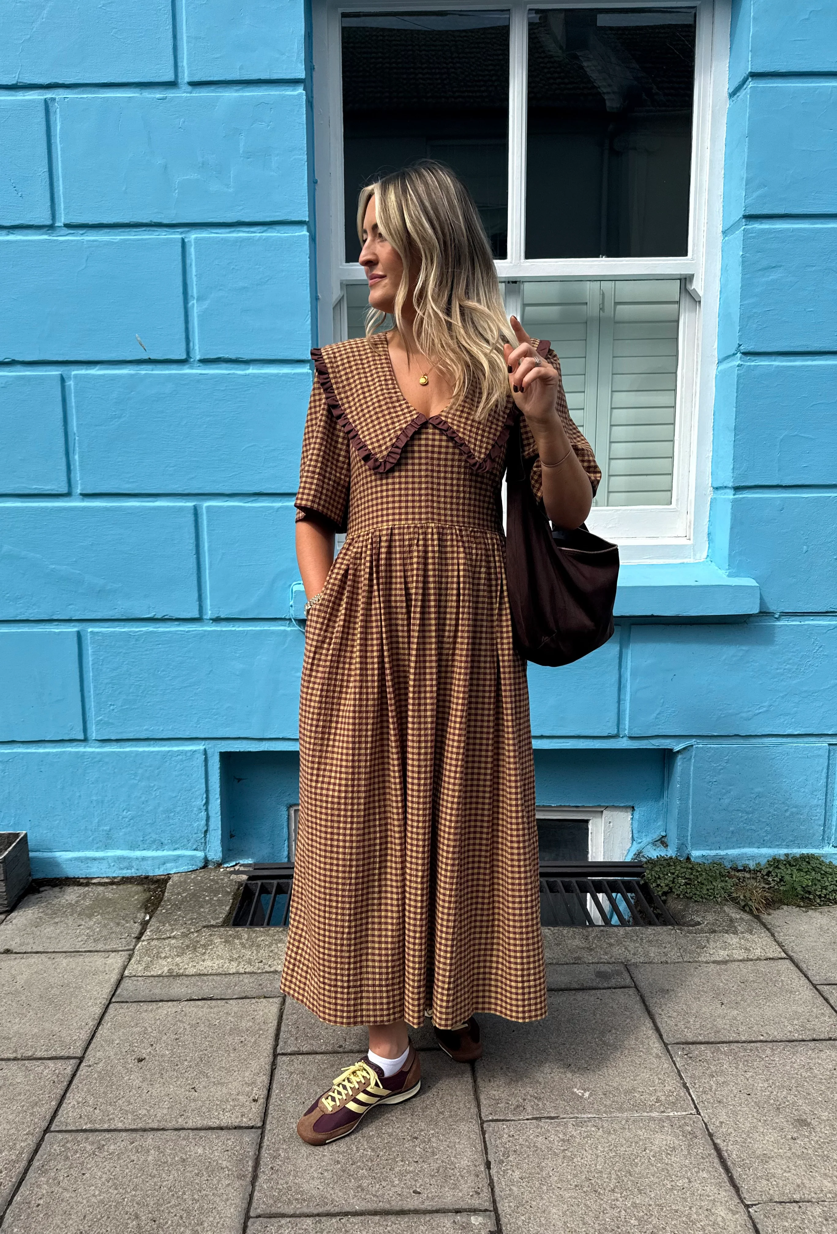 Bertie Dress - Caramel - Image 8