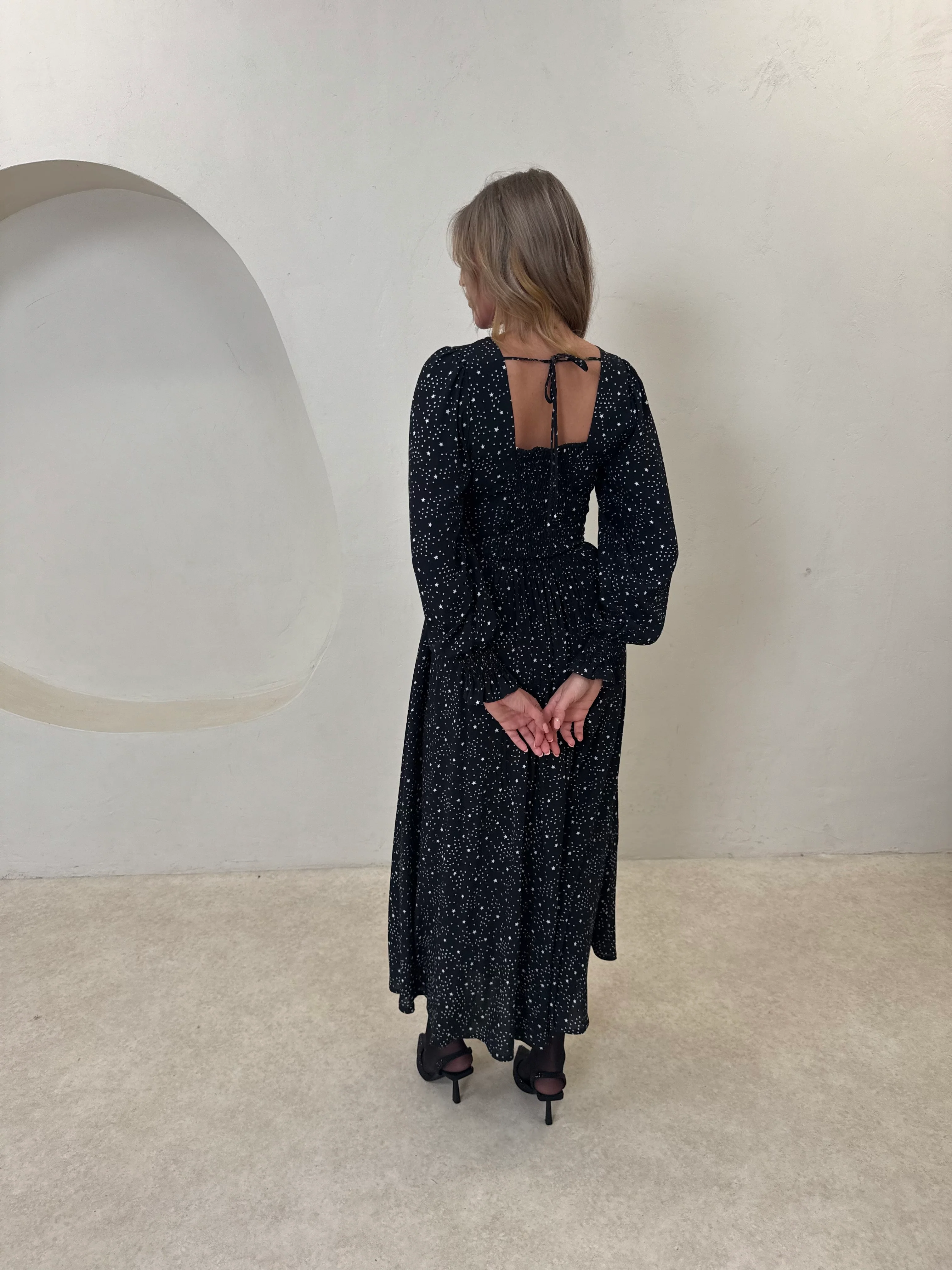 Tilda Dress - Polka Dot Star print - Image 3