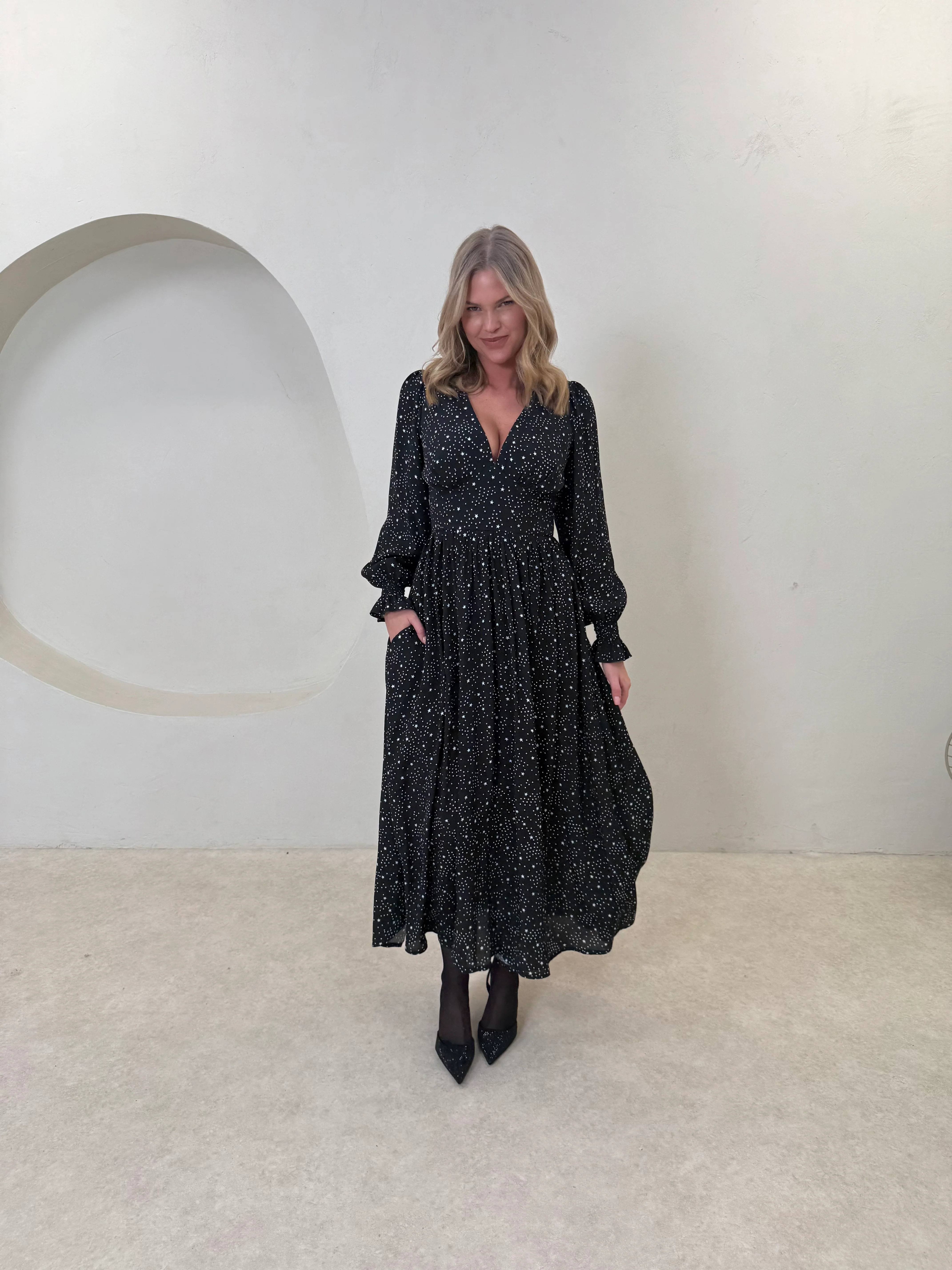 Tilda Dress - Polka Dot Star print - Image 4