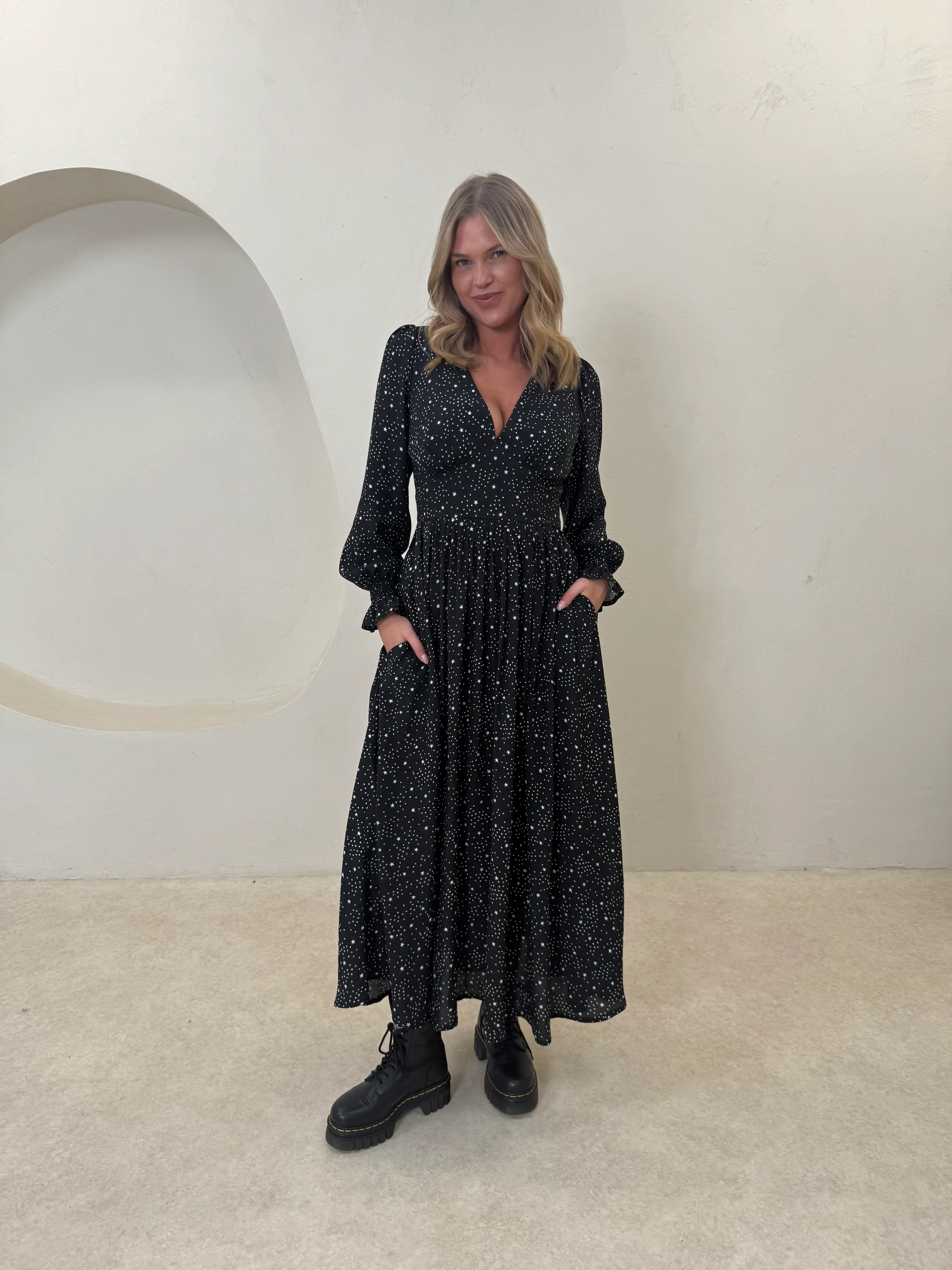 Tilda Dress - Polka Dot Star print - Image 6