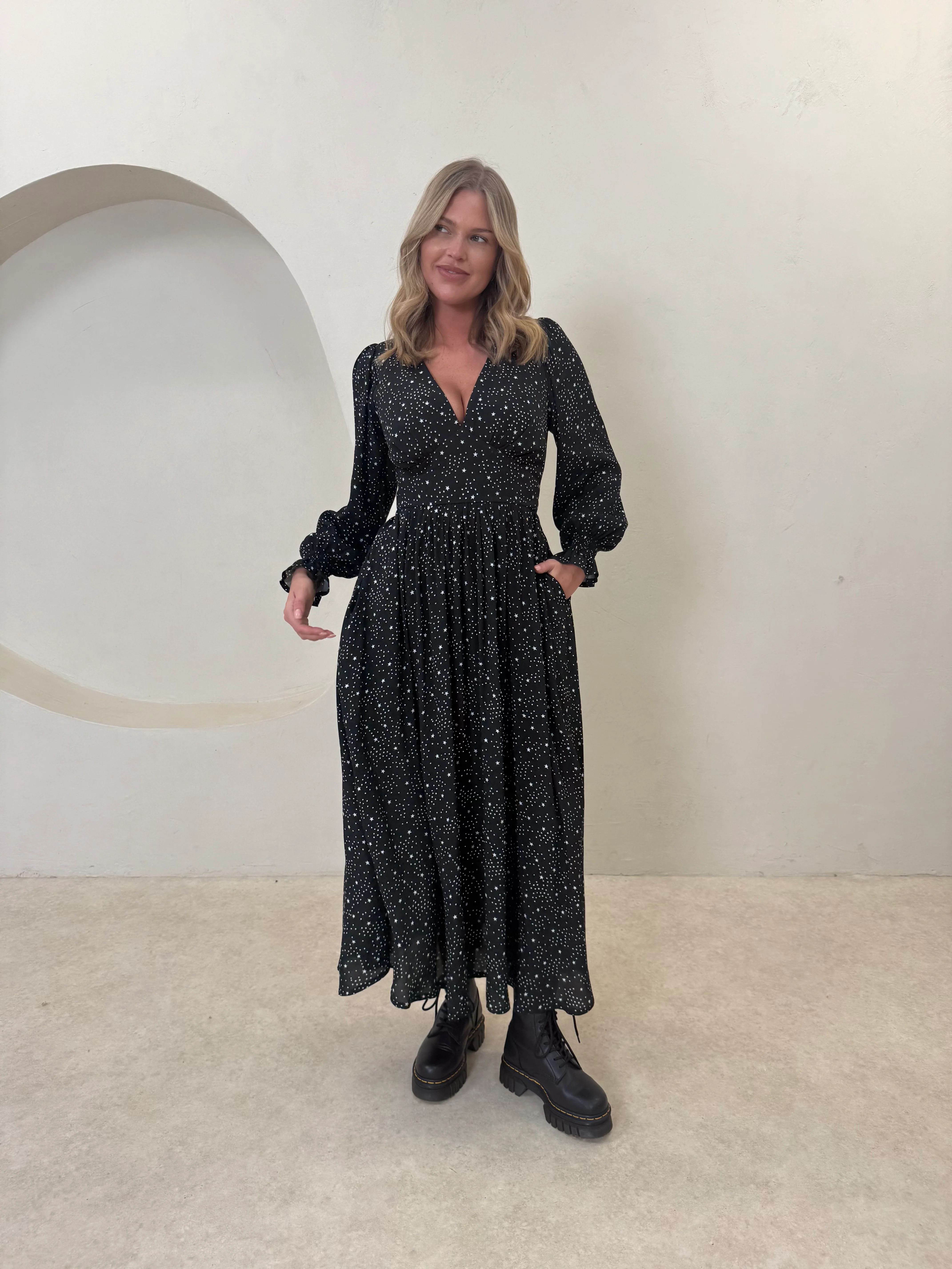 Tilda Dress - Polka Dot Star print - Image 7